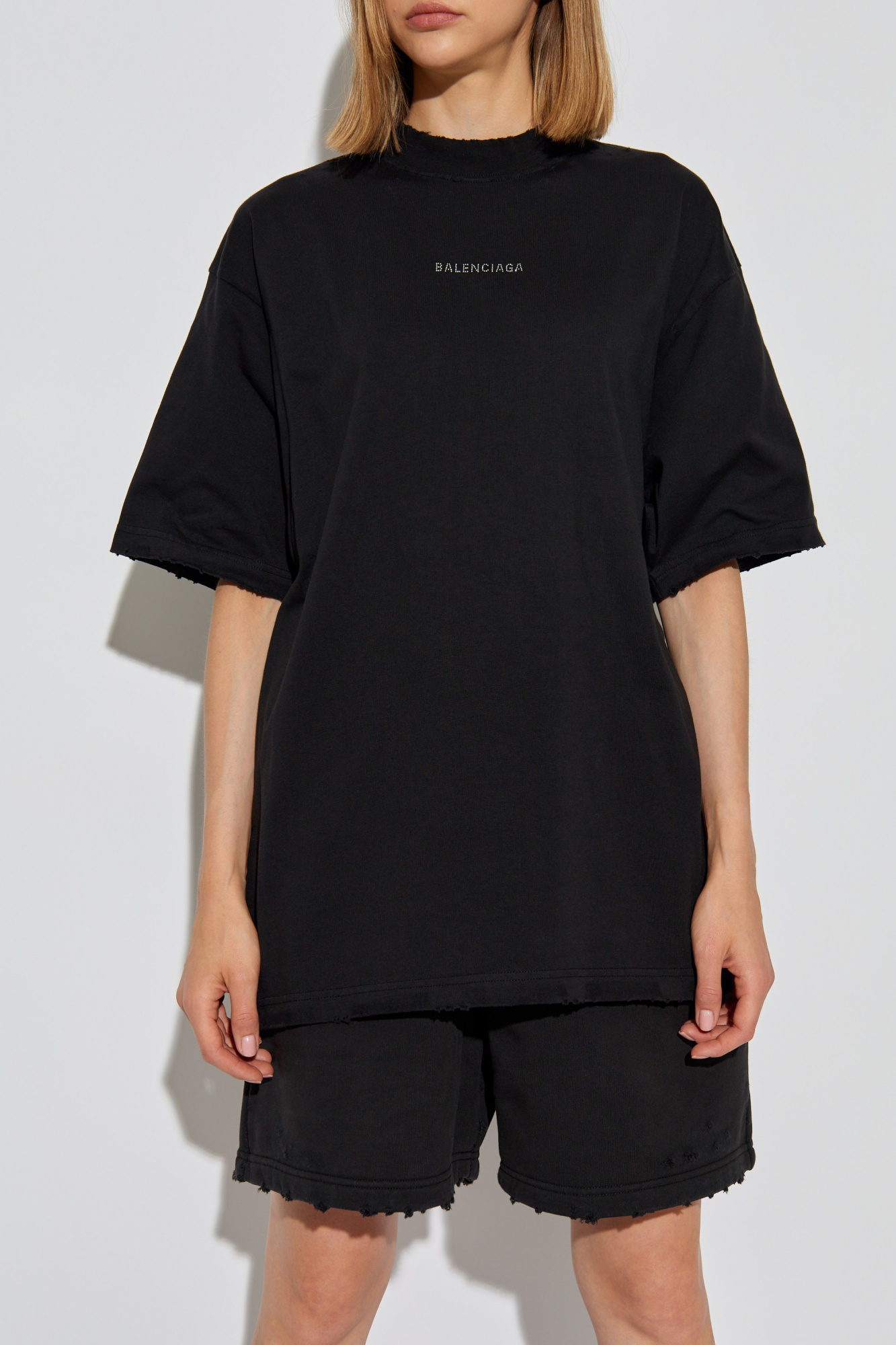 Balenciaga T-shirt with logo | Women's Clothing | Vitkac Balenciaga T-shirt with logo | Women's Clothing | Vitkac